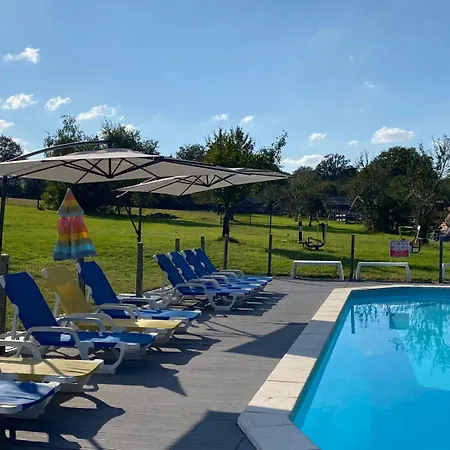 Large Safari Tent With Terrace On Nature In France