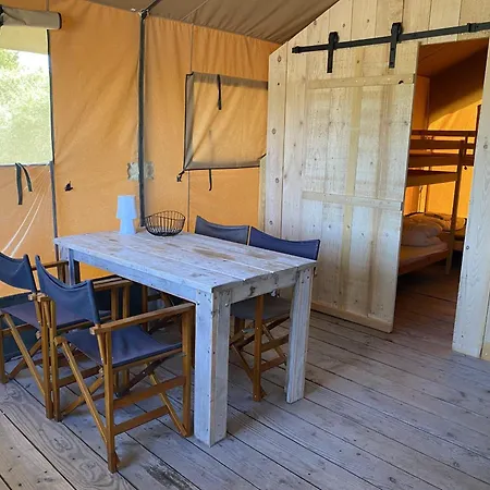Large Safari Tent With Terrace On Nature In France *