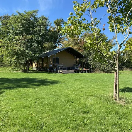 Large Safari Tent With Terrace On Nature In France *